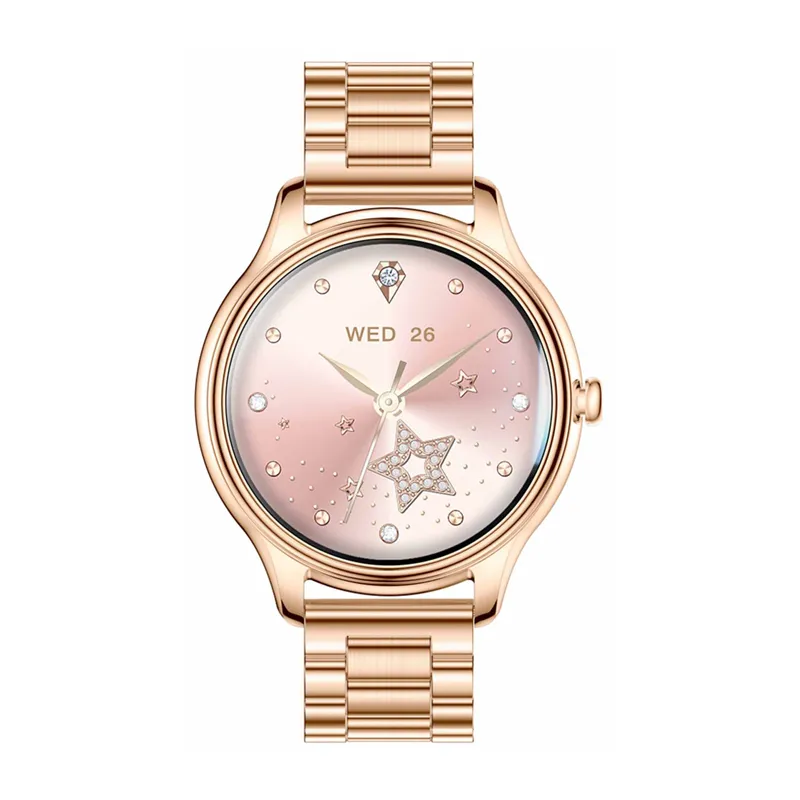 COLMI L28 Smart Watch (Gold + gold steel strap)